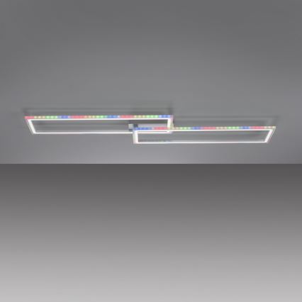 Leuchten Direkt 14635-55 - LED RGB Zatemnitvena stropna svetilka FELIX LED/34,5W/230V + Daljinski upravljalnik