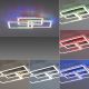 Leuchten Direkt 14636-55 - LED RGB Zatemnitvena stropna svetilka FELIX LED/35W/230V + Daljinski upravljalnik