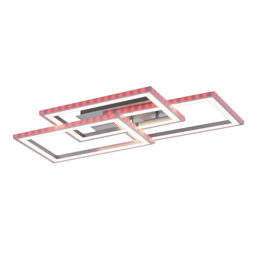 Leuchten Direkt 14636-55 - LED RGB Zatemnitvena stropna svetilka FELIX LED/35W/230V + Daljinski upravljalnik