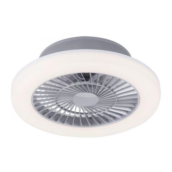 Leuchten Direkt 14645-55 - LED Svetilka z ventilatorjem LEONARD LED/27W/230V