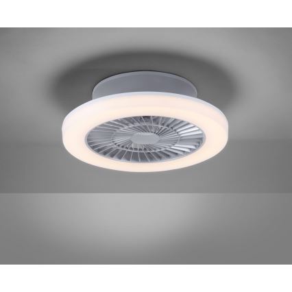 Leuchten Direkt 14645-55 - LED Svetilka z ventilatorjem LEONARD LED/27W/230V