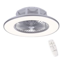 Leuchten Direkt 14646-55 - LED Zatemnitvena stropna svetilka z ventilatorjem MICHAEL LED/29W/230V + Daljinski upravljalnik