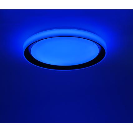 Leuchten Direkt 14659-18 - LED RGB Zatemnitvena stropna svetilka LOLA LED/24W/230V Tuya + daljinski upravljalnik