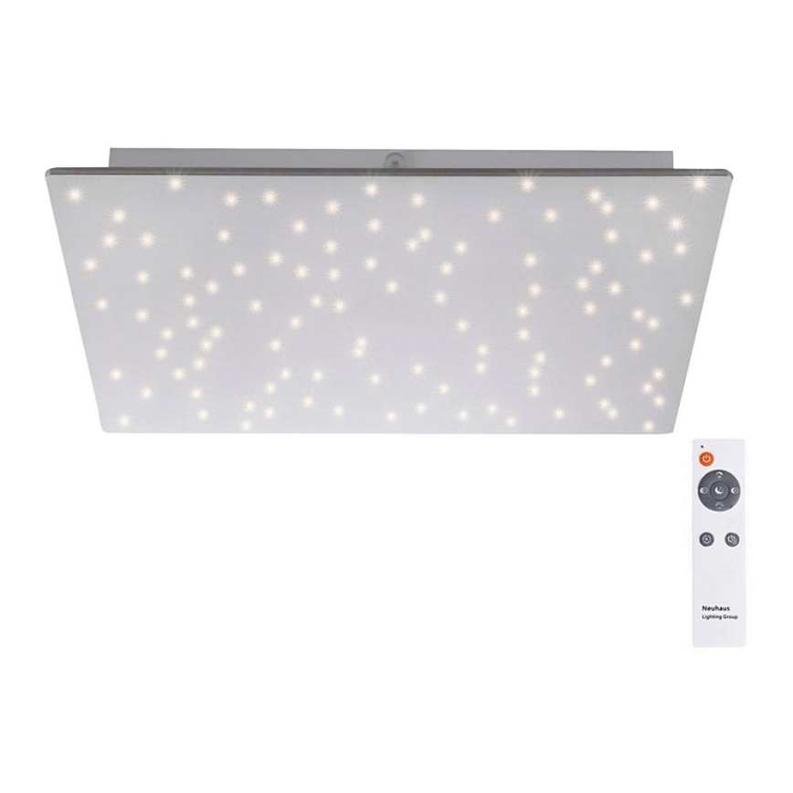 Leuchten Direkt 14671-55 - LED Zatemnitvena stropna svetilka SPARKLE LED/18W/230V 2700-5000K + Daljinski upravljalnik