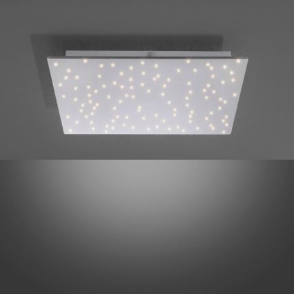 Leuchten Direkt 14671-55 - LED Zatemnitvena stropna svetilka SPARKLE LED/18W/230V 2700-5000K + Daljinski upravljalnik