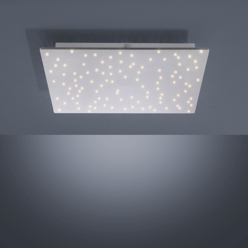 Leuchten Direkt 14671-55 - LED Zatemnitvena stropna svetilka SPARKLE LED/18W/230V 2700-5000K + Daljinski upravljalnik