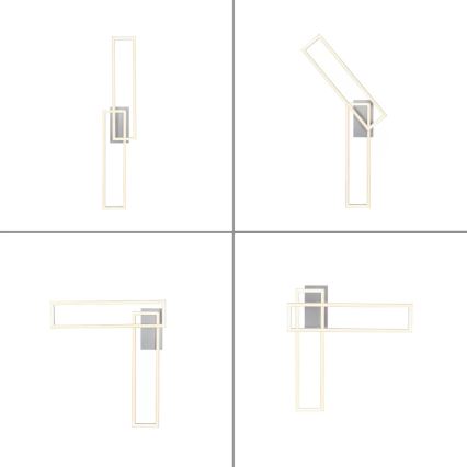 Leuchten Direkt 14691-55 - LED Zatemnitveni lestenec IVEN 2xLED/18W/230V