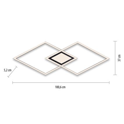 Leuchten Direkt 14695-18 - LED stropna svetilka ASMIN LED/48W/230V