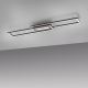 Leuchten Direkt 14696-18 - LED Zatemnitveni lestenec ASMIN LED/45W/230V črna