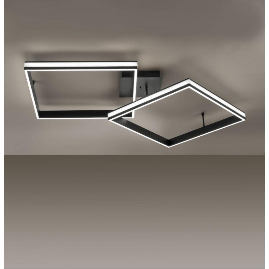 Leuchten Direkt 14700-18 - LED Zatemnitveni lestenec ELIS 2xLED/19W/230V + Daljinski upravljalnik