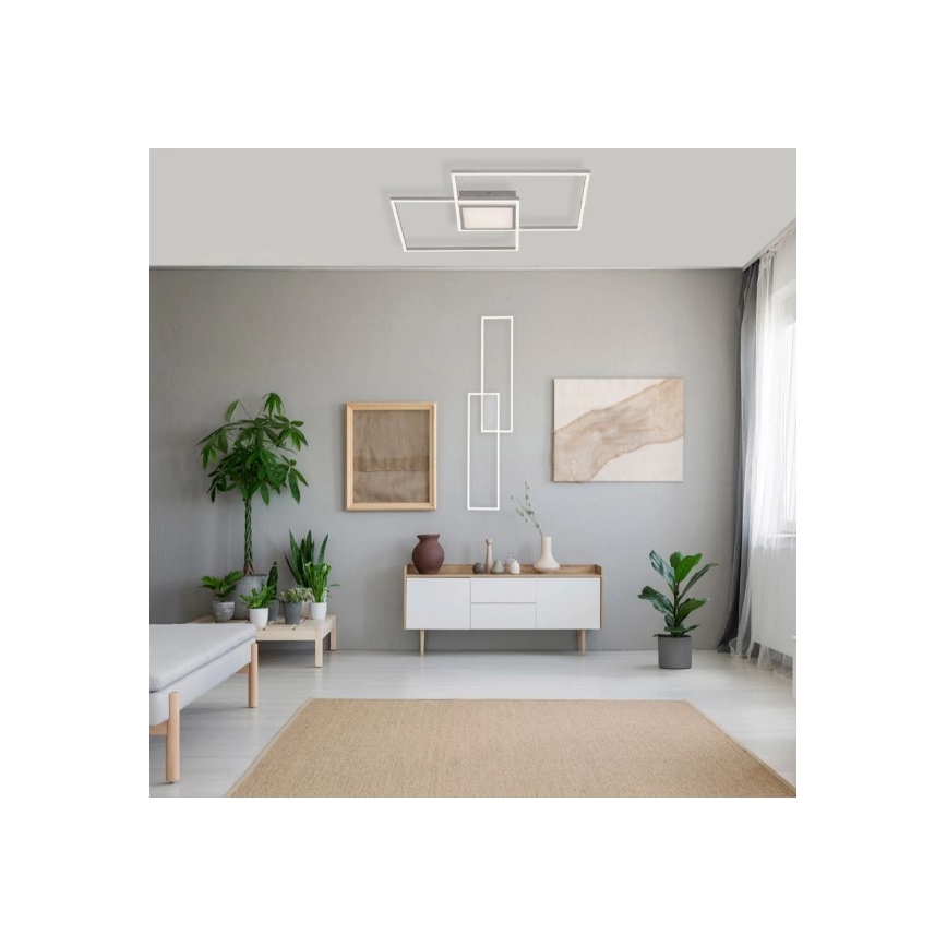 Leuchten Direkt 14711-55 - LED Zatemnivena stropna svetilka ASMIN LED/42W/230V 3000-5000K + Daljinski upravljalnik