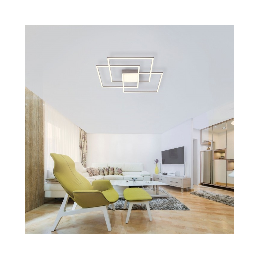 Leuchten Direkt 14713-55 - LED Zatemnitveni lestenec ASMIN LED/45W/230V + Daljinski upravljalnik