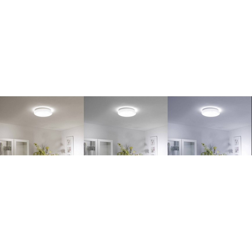 Leuchten Direkt 14742-16 - LED RGB Zatemnitvena stropna svetilka JUPI LOLASMART LED/18W/230V Tuya 2700-5000K + Daljinski upravljalnik