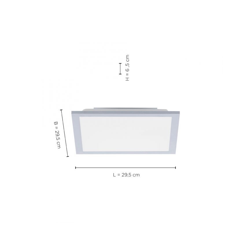 Leuchten Direkt 14750-21 - LED Stropna svetilka FLAT LED/12W/230V