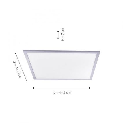 Leuchten Direkt 14752-21 - LED Stropna svetilka FLAT LED/17W/230V