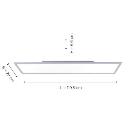 Leuchten Direkt 14753-21 - LED Plošča FLAT LED/22W/230V