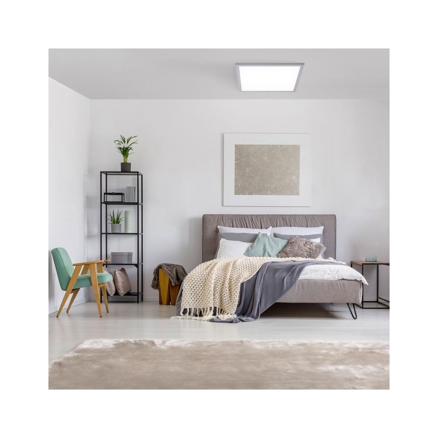 Leuchten Direkt 14754-21- LED Zatemnitvena stropna svetilka FLAT LED/20W/230V 2700K-5000K + Daljinski upravljalnik