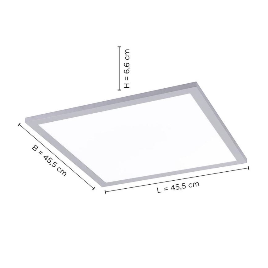 Leuchten Direkt 14755-21- LED Zatemnitvena stropna svetilka FLAT LED/28W/230V 2700-5000K + Daljinski upravljalnik