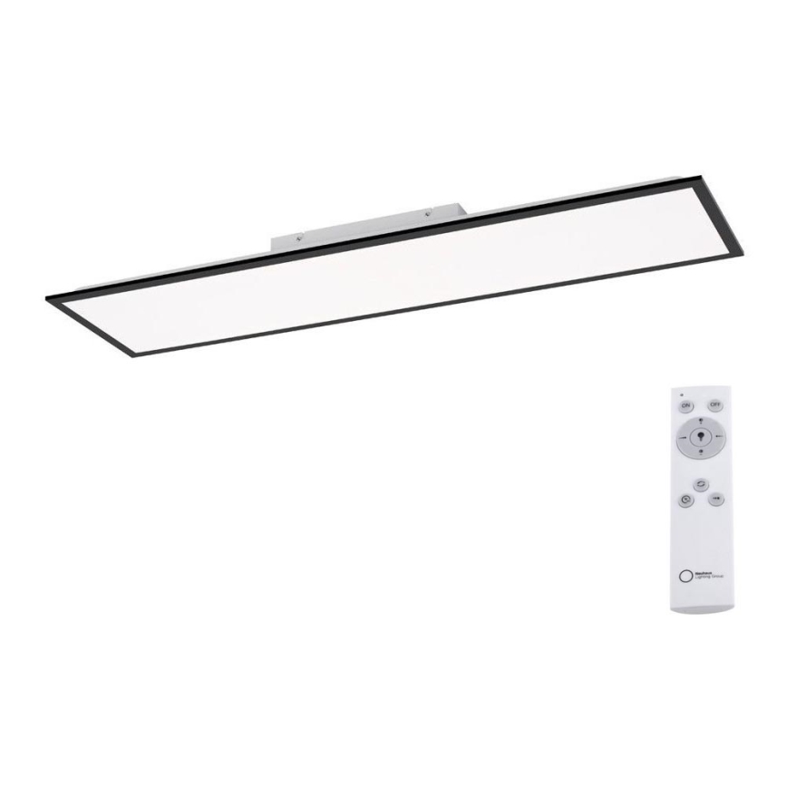 Leuchten Direkt 14757-18 - LED Zatemnitvena plošča FLAT LED/36W/230V 2700-5000K črna + Daljinski upravljalnik