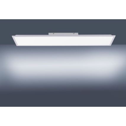 Leuchten Direkt 14757-21- LED Zatemnitvena plošča FLAT LED/36W/230V 2700-5000K srebrna + Daljinski upravljalnik