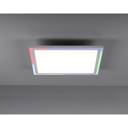 Leuchten Direkt 14900-16 - LED RGB Zatemnitvena stropna svetilka EDGING LED/24W/230V + Daljinski upravljalnik