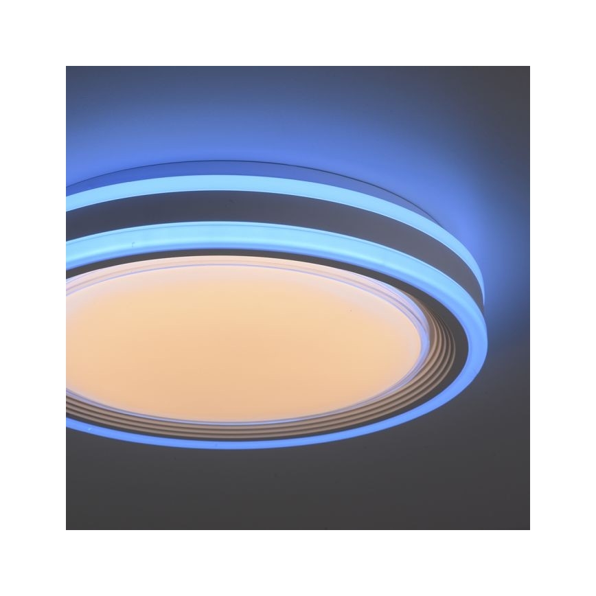 Leuchten Direkt 15152-16 - LED RGBW Zatemnitvena stropna svetilka SPHERIC LED/18W/230V + Daljinski upravljalnik