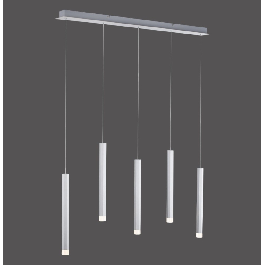 Leuchten Direkt 15205-95 - LED Lestenec na vrvici BRUNO 5xLED/4,8W/230V