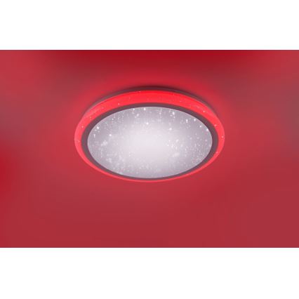Leuchten Direkt 15220-16 - LED RGB Zatemnitvena stropna svetilka LUISA LED/28W/230V + Daljinski upravljalnik