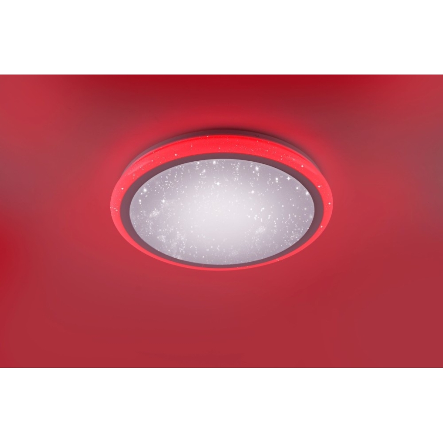 Leuchten Direkt 15220-16 - LED RGB Zatemnitvena stropna svetilka LUISA LED/28W/230V + Daljinski upravljalnik