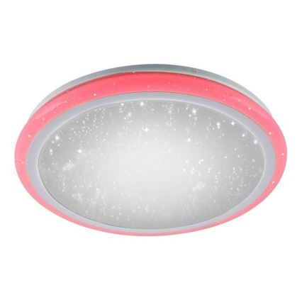 Leuchten Direkt 15220-16 - LED RGB Zatemnitvena stropna svetilka LUISA LED/28W/230V + Daljinski upravljalnik