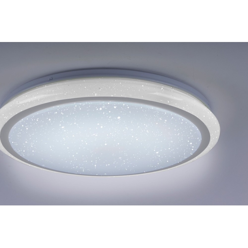 Leuchten Direkt 15220-16 - LED RGB Zatemnitvena stropna svetilka LUISA LED/28W/230V + Daljinski upravljalnik