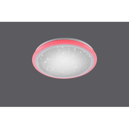 Leuchten Direkt 15220-16 - LED RGB Zatemnitvena stropna svetilka LUISA LED/28W/230V + Daljinski upravljalnik