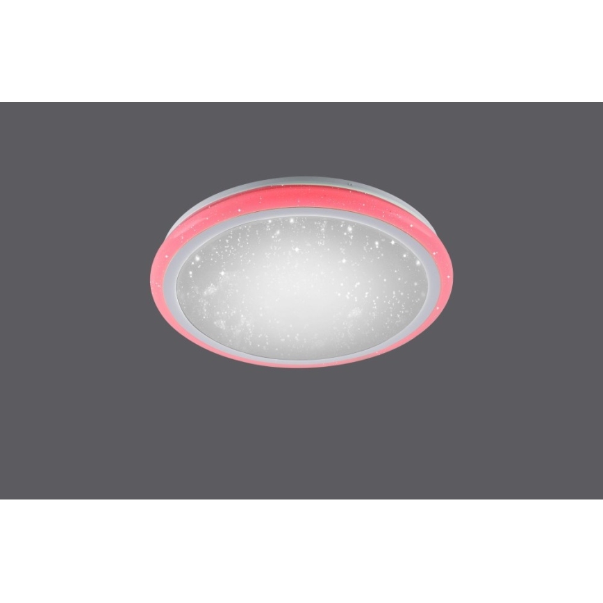 Leuchten Direkt 15220-16 - LED RGB Zatemnitvena stropna svetilka LUISA LED/28W/230V + Daljinski upravljalnik