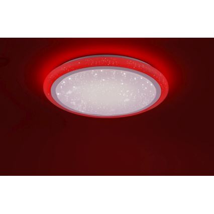 Leuchten Direkt 15230-16 - LED RGB Zatemnitvena stropna svetilka LUISA LED/42W/230V 3000-6400K + Daljinski upravljalnik