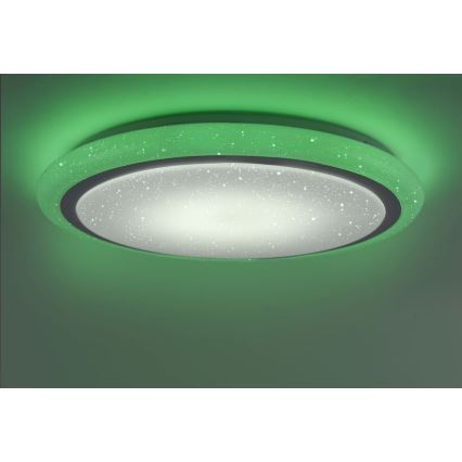 Leuchten Direkt 15230-16 - LED RGB Zatemnitvena stropna svetilka LUISA LED/42W/230V 3000-6400K + Daljinski upravljalnik