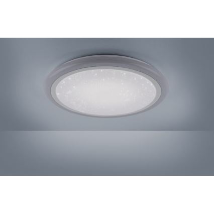 Leuchten Direkt 15230-16 - LED RGB Zatemnitvena stropna svetilka LUISA LED/42W/230V 3000-6400K + Daljinski upravljalnik