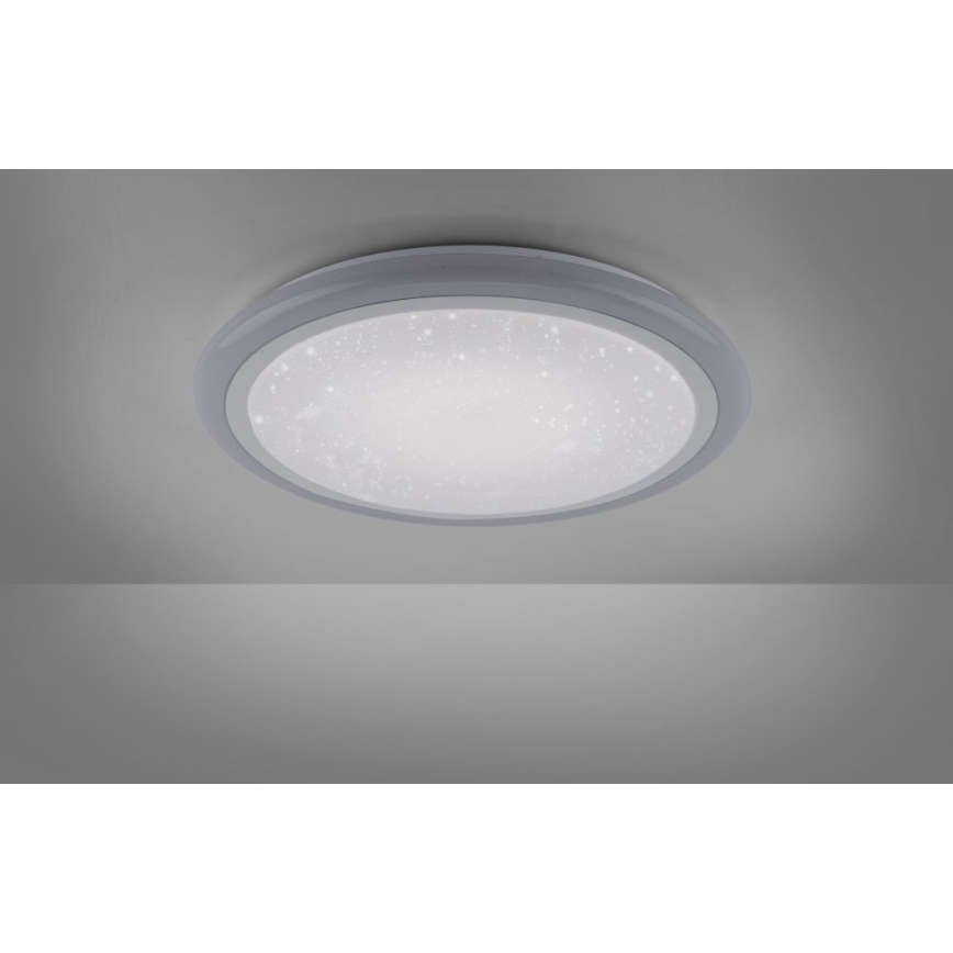 Leuchten Direkt 15230-16 - LED RGB Zatemnitvena stropna svetilka LUISA LED/42W/230V 3000-6400K + Daljinski upravljalnik