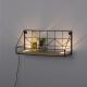 Leuchten Direkt 15277-18 - Shelf z LED osvetlitvijo BOARD 2xLED/1,75W/230V 45 cm eucalyptus