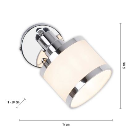 Leuchten Direkt 15371-17 - Stenski reflektor ACCOR 1xE14/25W/230V