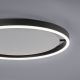 Leuchten Direkt 15391-13 - LED Zatemnitvena stropna svetilka RITUS LED/20W/230V črna