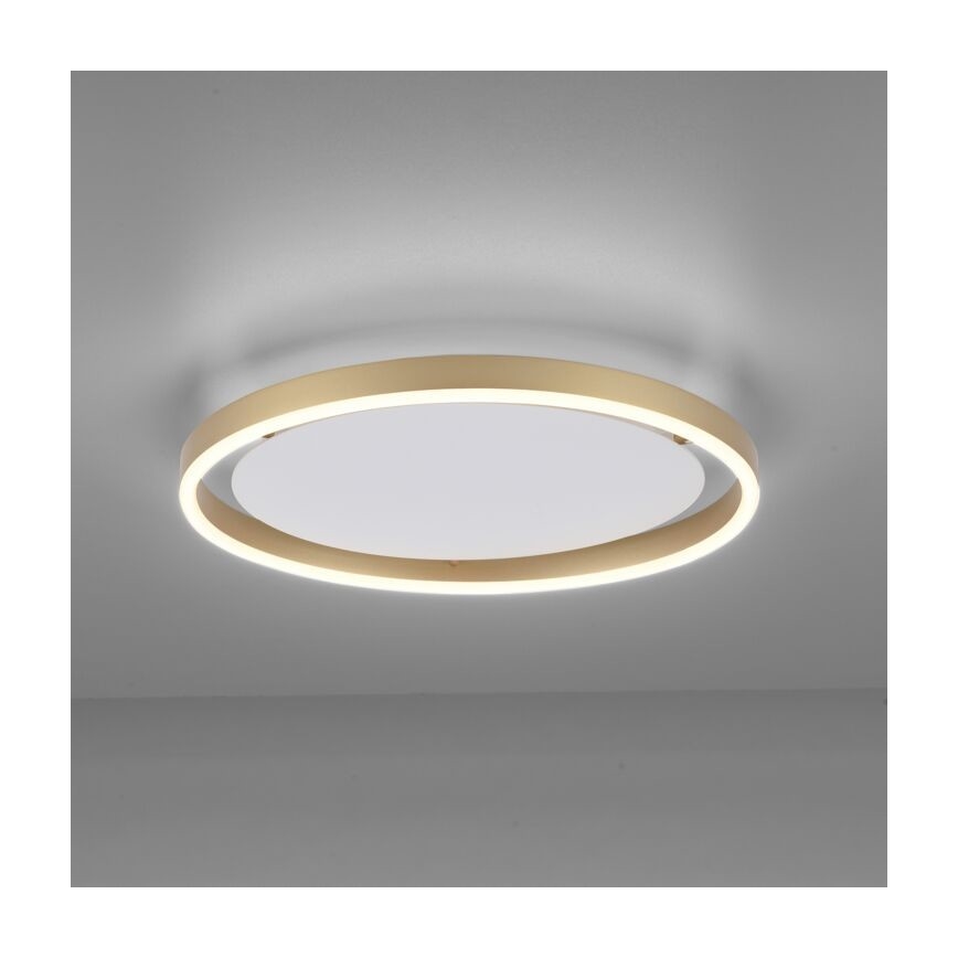 Leuchten Direkt 15391-60 - LED Zatemnitvena stropna svetilka RITUS LED/20W/230V medenina