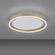Leuchten Direkt 15391-60 - LED Zatemnitvena stropna svetilka RITUS LED/20W/230V medenina