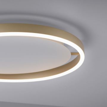 Leuchten Direkt 15392-60 - LED Zatemnitvena stropna svetilka RITUS LED/30W/230V medenina