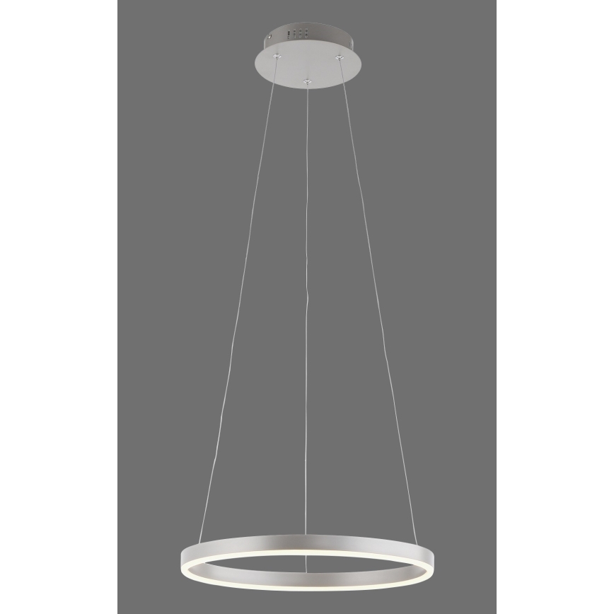 Leuchten Direkt 15393-95 - LED Zatemnitveni lestenec na vrvici RITUS LED/20W/230V mat krom