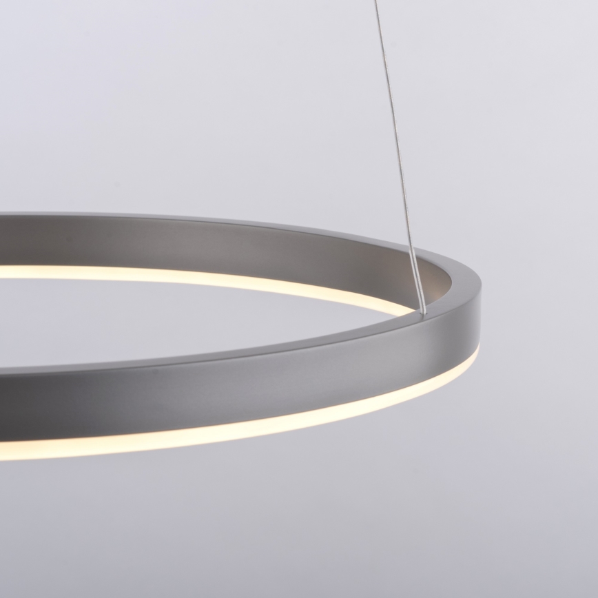 Leuchten Direkt 15393-95 - LED Zatemnitveni lestenec na vrvici RITUS LED/20W/230V mat krom
