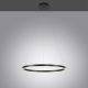 Leuchten Direkt 15394-13 - LED Zatemnitveni lestenec na vrvici RITUS LED/30W/230V črna