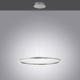Leuchten Direkt 15394-95 - LED Zatemnitveni lestenec na vrvici RITUS LED/30W/230V krom