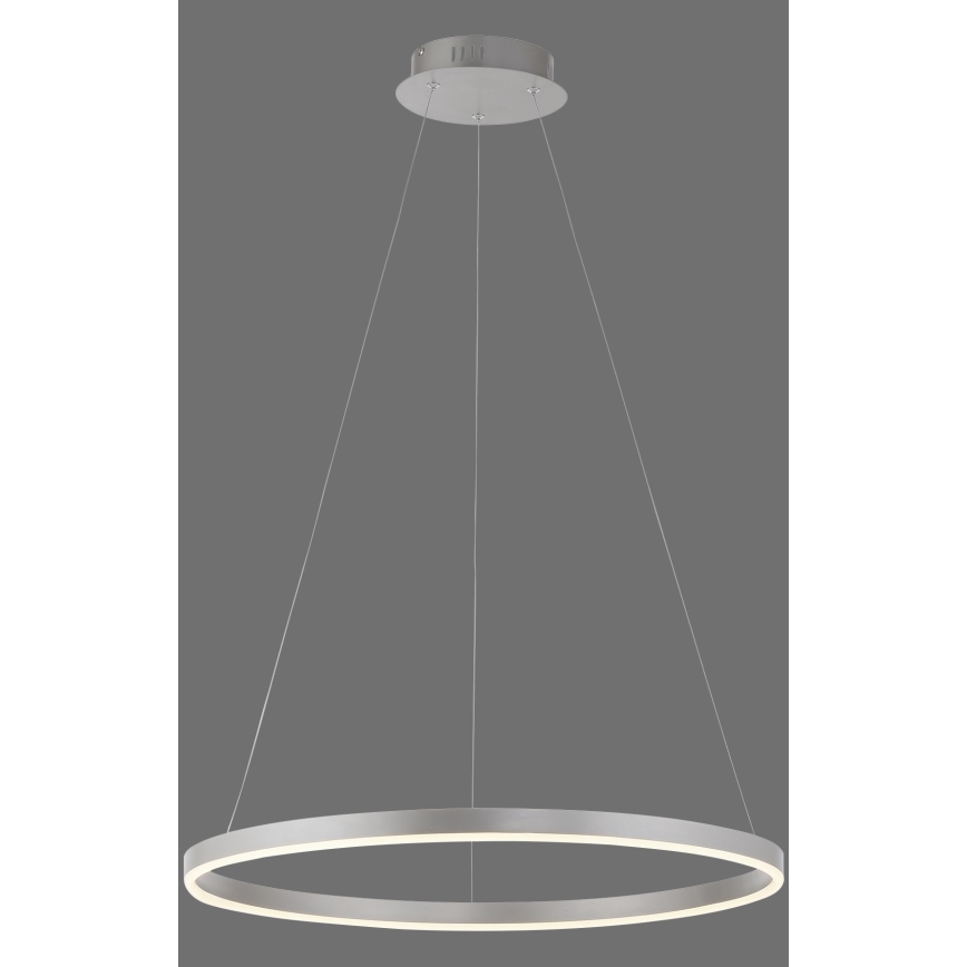 Leuchten Direkt 15394-95 - LED Zatemnitveni lestenec na vrvici RITUS LED/30W/230V mat krom