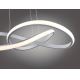 Leuchten Direkt 15402-95-LED Zatemnitveni lestenec na vrvici MARIA LED/25W/230V mat krom