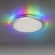 Leuchten Direkt 15411-21- LED RGB Zatemnitvena stropna svetilka CYBA LED/26W/230V + Daljinski upravljalnik
